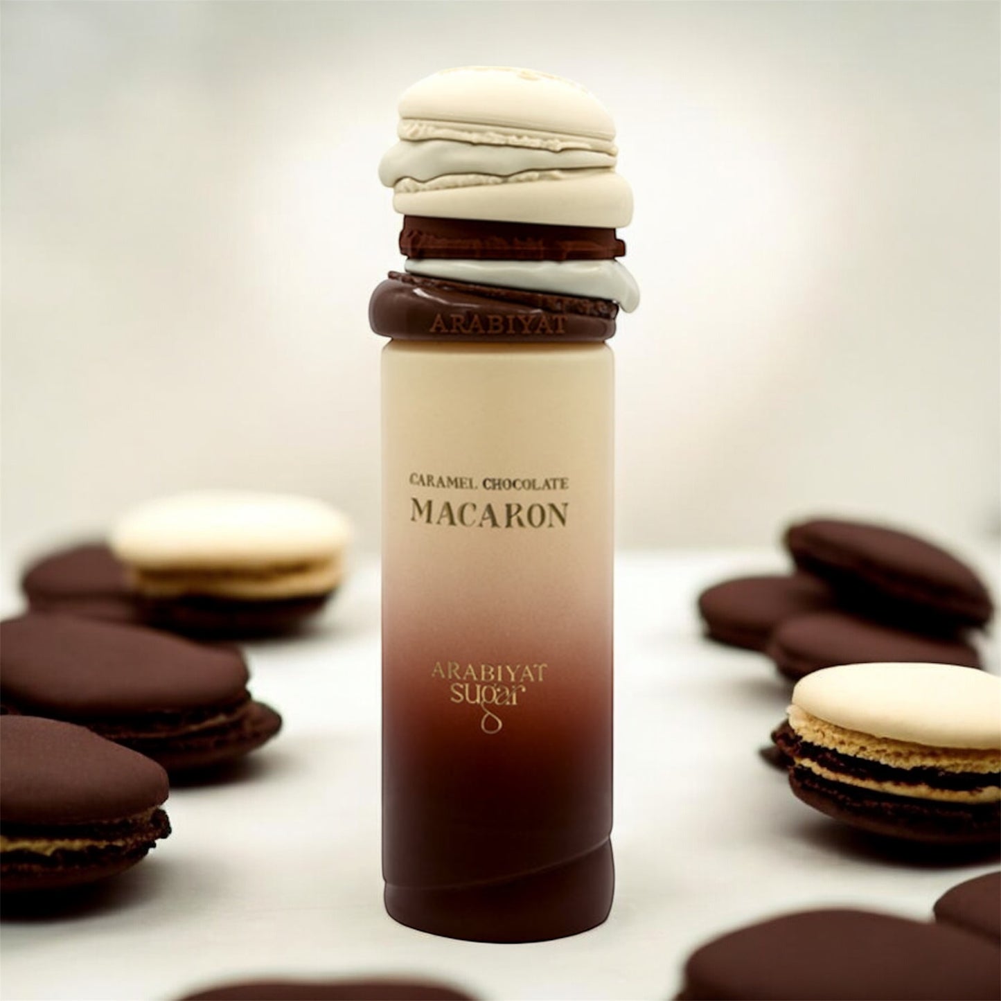 Macaron de chocolate con caramelo - Arabiyat Sugar Perfumes